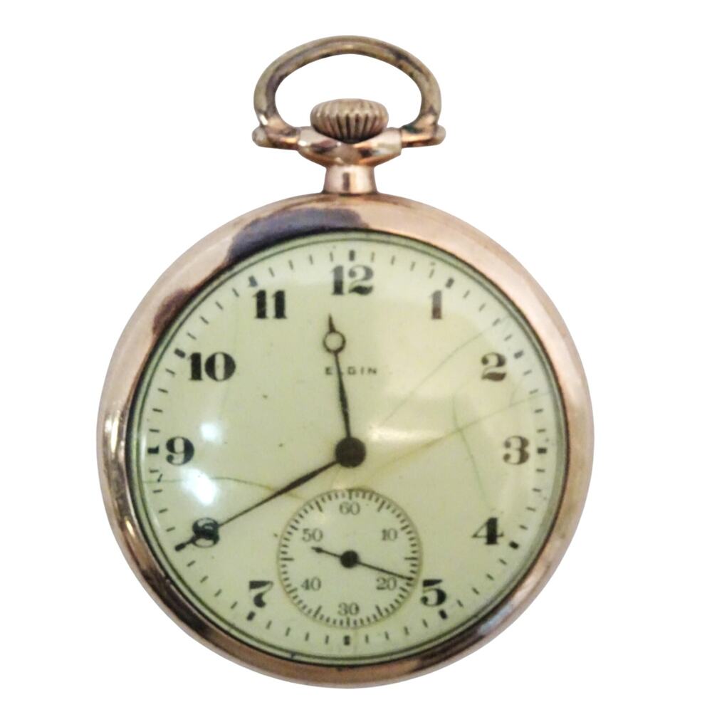 Elgin Pocket Watch – Dennison Case – Strong Runner, Needs Regulation